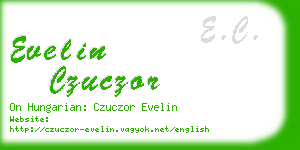 evelin czuczor business card